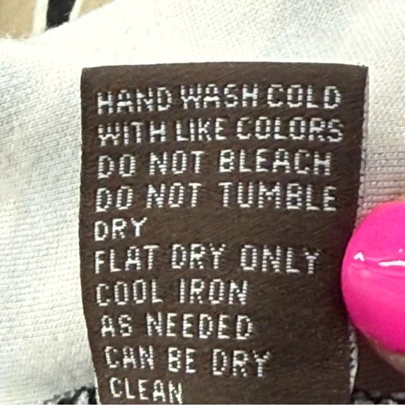 J. McLaughlin Devon Ponte Scribe Print Knit Sheath Dress Black Tan Size Small - Picture 11 of 11